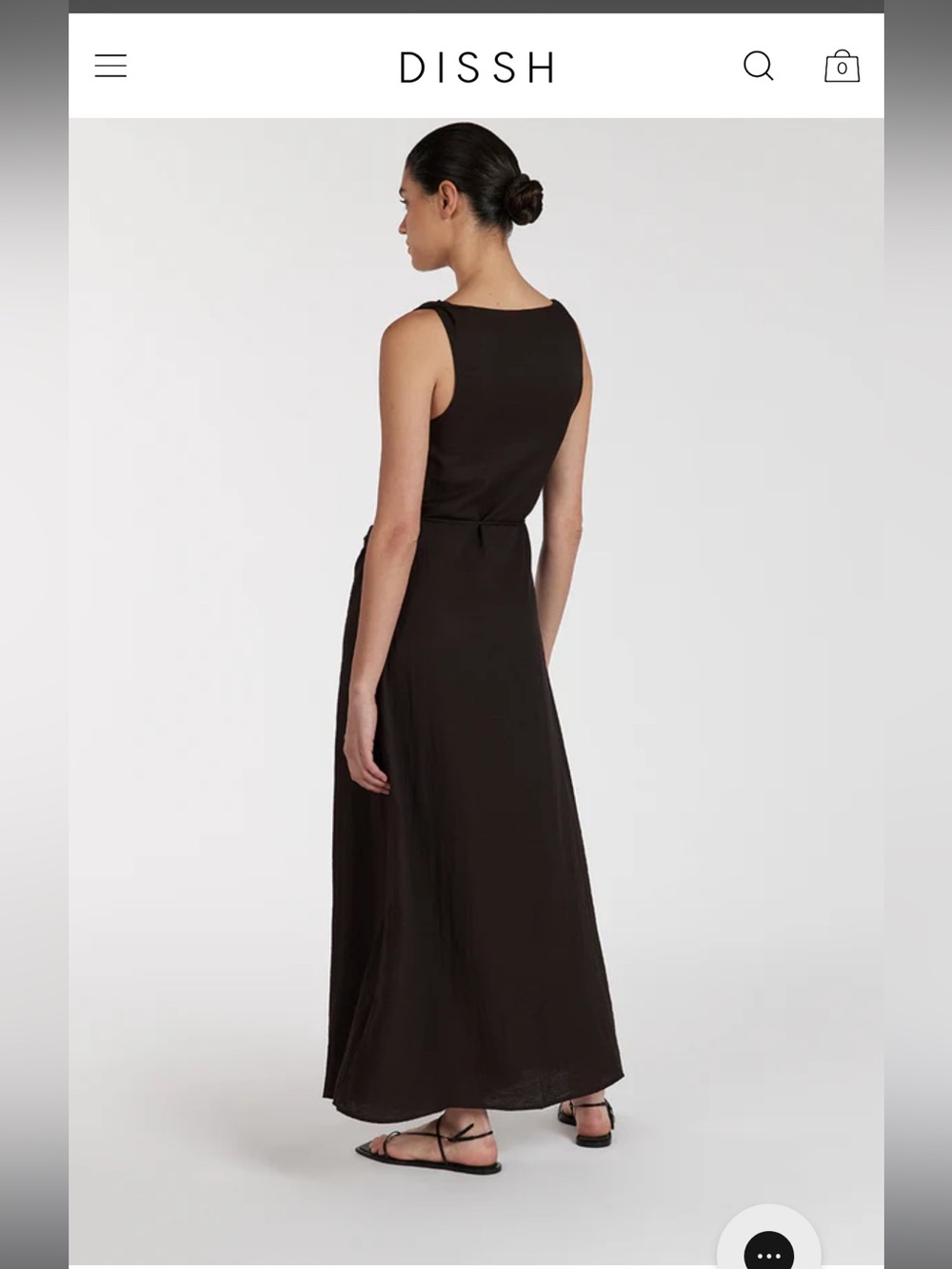 DISSH KASEN BITTER CHOC DRESS - Picture 11 of 15